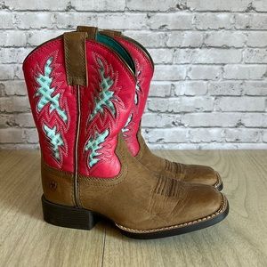Ariat Girls Cowboy Boots New